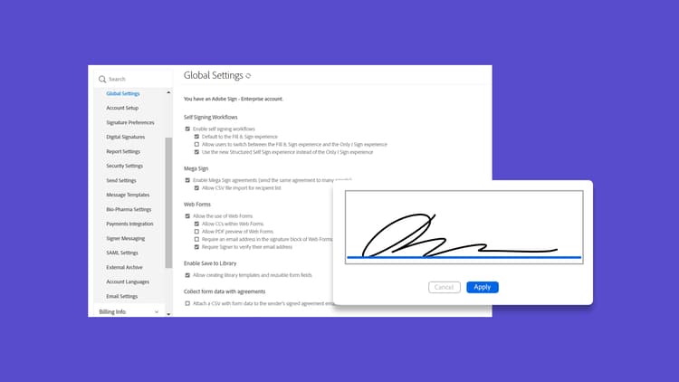 Configuración global