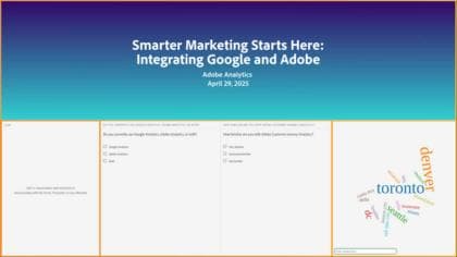 El marketing más inteligente comienza aquí: integración de Google y Adobe