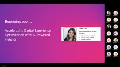 Aceleración de la optimización de la experiencia digital con perspectivas con tecnología de IA