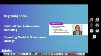 GenStudio para marketing de rendimiento: modelo operativo y estrategia de gobernanza
