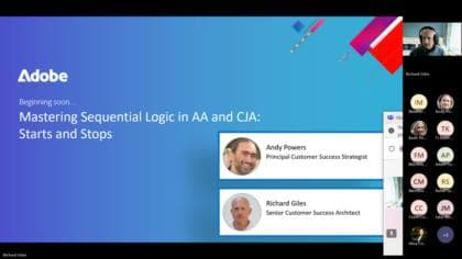 Dominio de la lógica secuencial en Adobe Analytics y Customer Journey Analytics: inicios y paradas