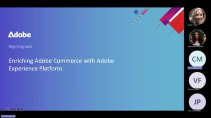 Enriquecimiento de Adobe Commerce con Adobe Experience Platform