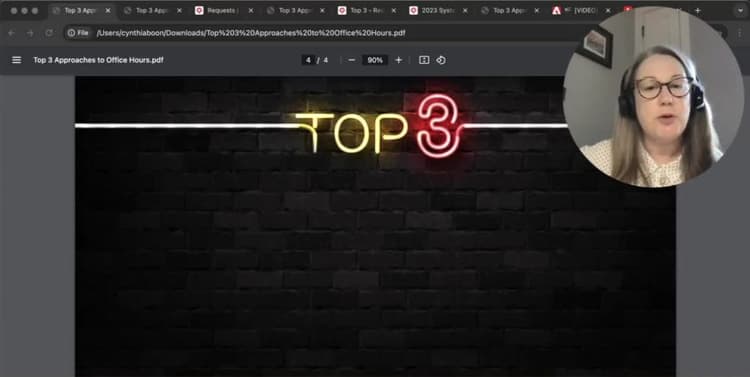 Los 3 enfoques principales en horario de oficina