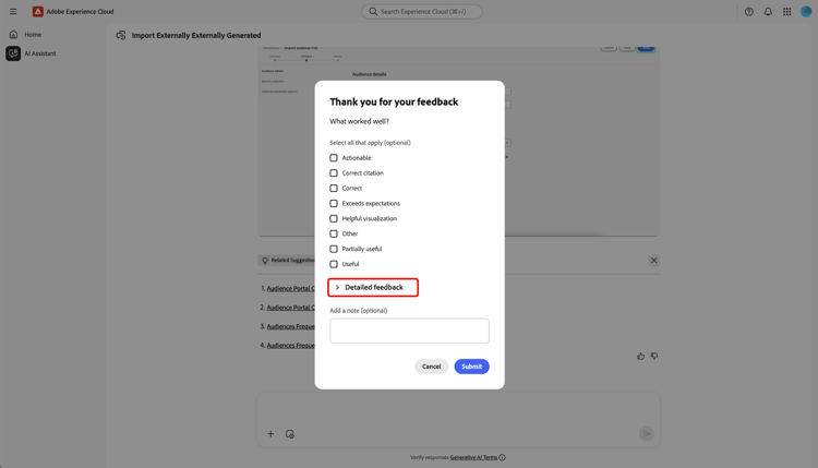 Ventana de comentarios en miniatura.