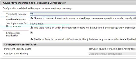 Establecer el límite de umbral para que la tarea mueva recursos