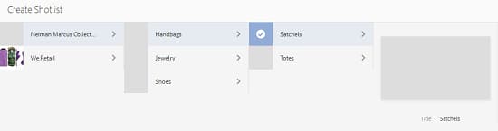 Selección de productos