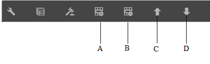 Barra de herramientas del componente