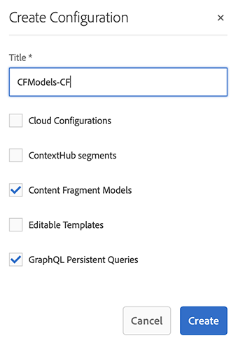 Definir configuración