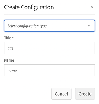 Crear configuración de traducción