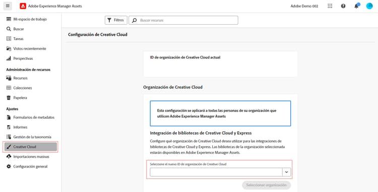 Derechos entre organizaciones
