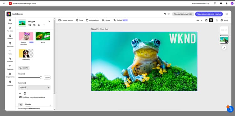 Edición de imágenes | Adobe Experience Manager