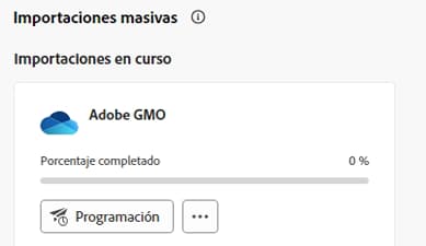 Importación en curso