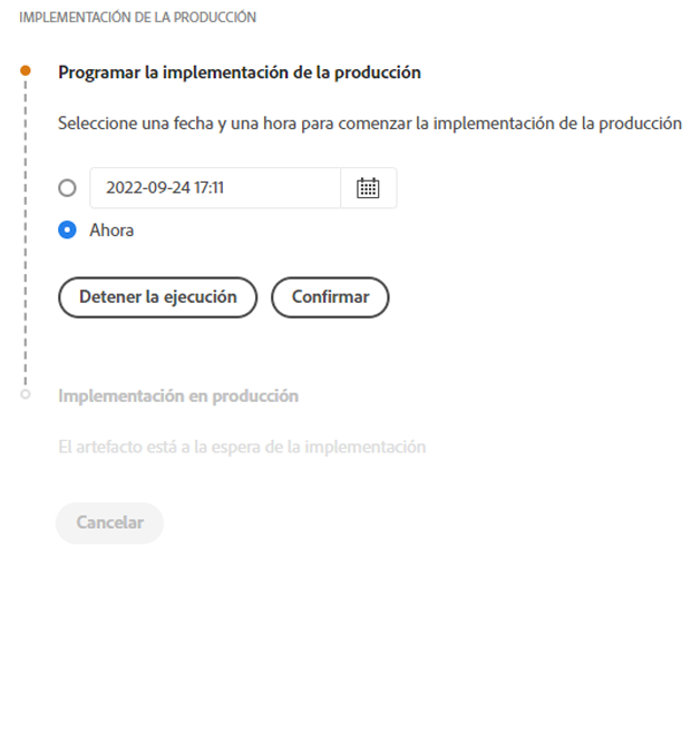 Programar implementación