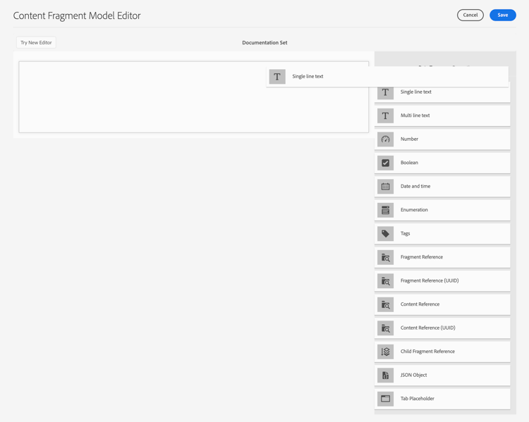 Tipo de datos para el campo