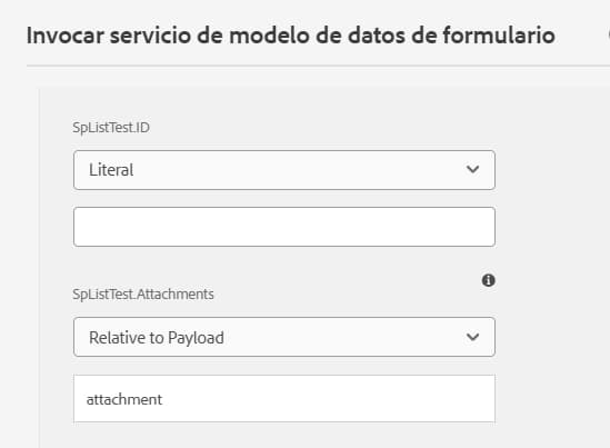 Archivos adjuntos de lista SP