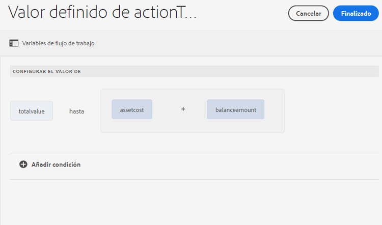Editor de expresiones