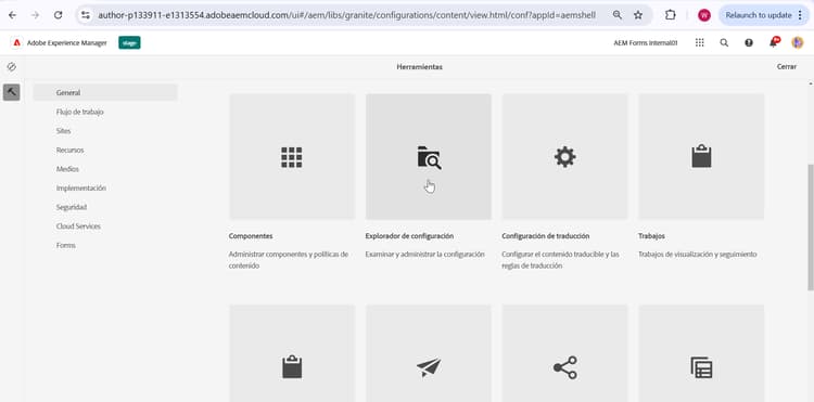 Configuración de nube paso a paso