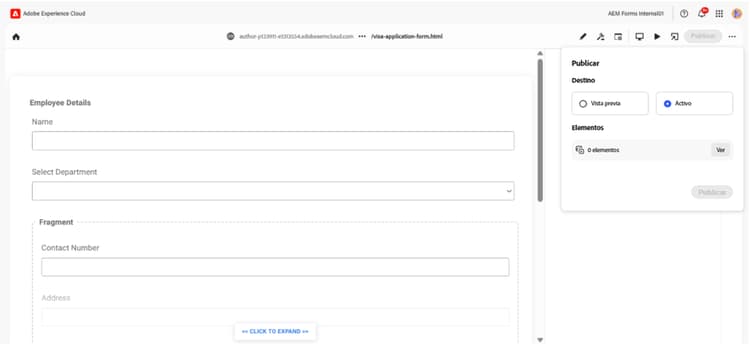 Estado de la publicación