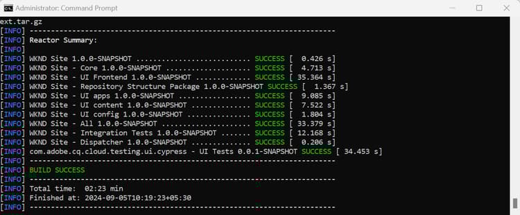 Implementación local