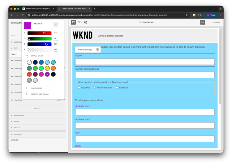 Estilo de nivel de campo