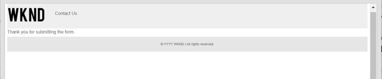 Mensaje de agradecimiento