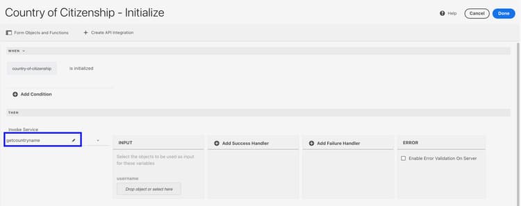 Editar integración de API