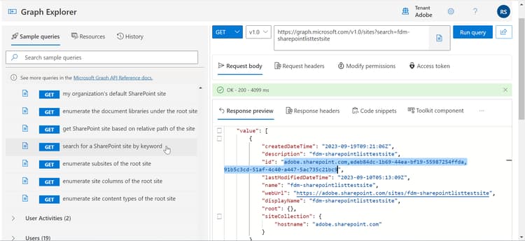 ID. de biblioteca de documentos de SharePoint