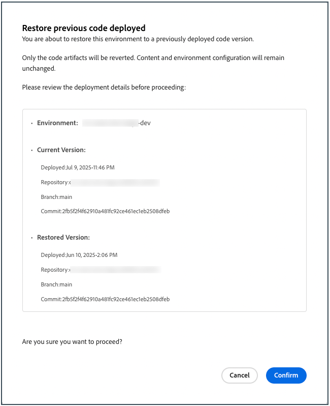 Restaurar código anterior implementado en el cuadro de diálogo