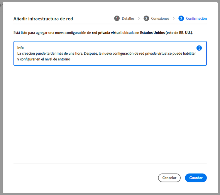 Confirmación de la configuración de la salida de puerto flexible