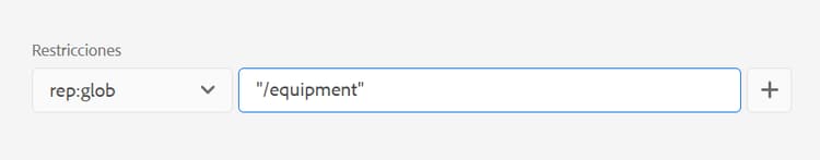 Añadir el tipo de restricción