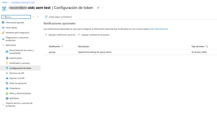 ID de token de reclamación de OIDC
