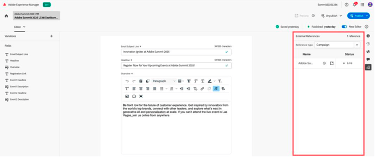 Extensión de referencias externas de AJO