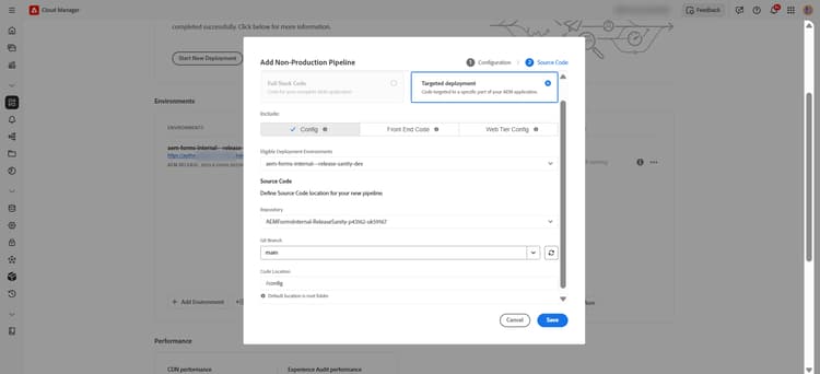 Configurar canalización