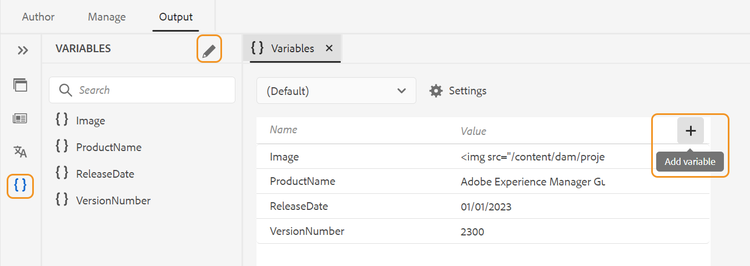 variables pdf nativas