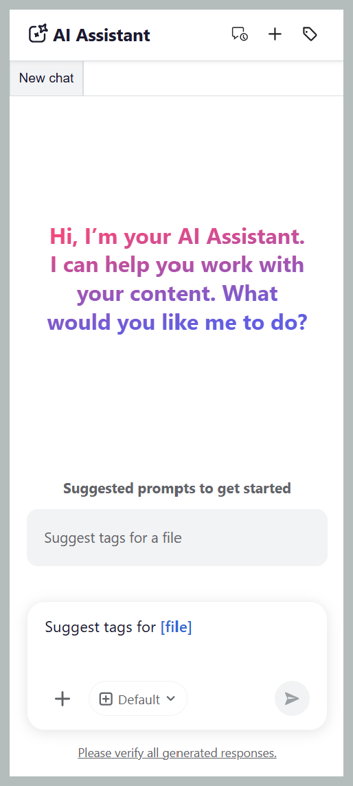 etiquetado inteligente del asistente de inteligencia artificial