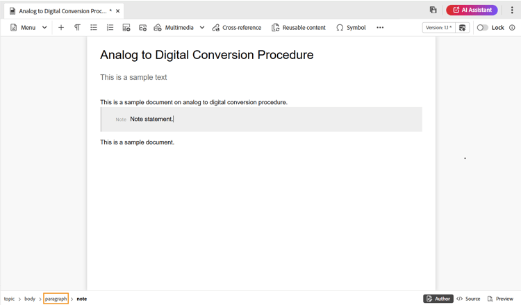 Insertar elemento en un elemento de bloque