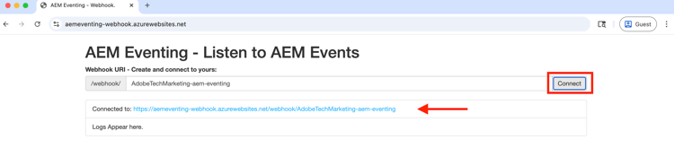 Cree su extremo de enlace web
