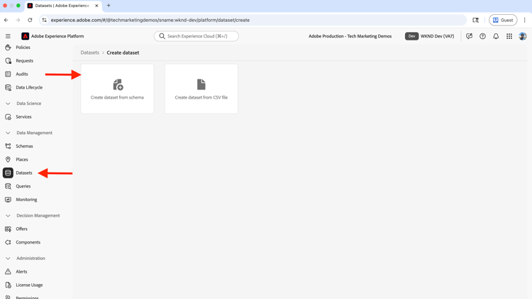 Crear conjunto de datos