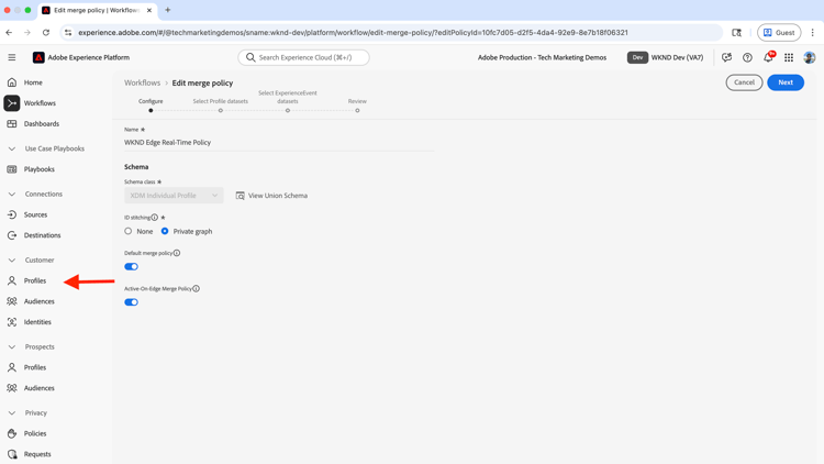 Política de combinación
