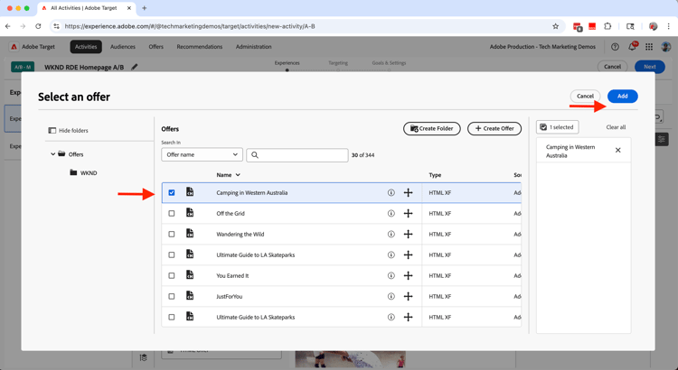 Seleccionar camping en Australia Occidental XF