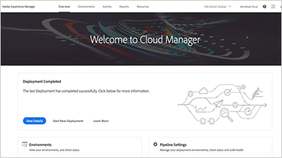 AEM Comprensión de Cloud Manager para la creación de informes de