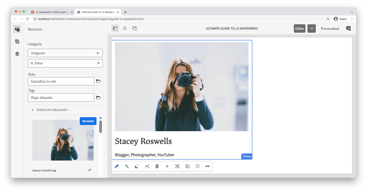 componente de firma sin estilo