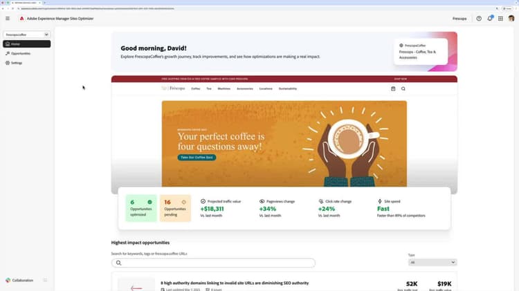 AEM Sites Optimizer | Adobe Experience Manager