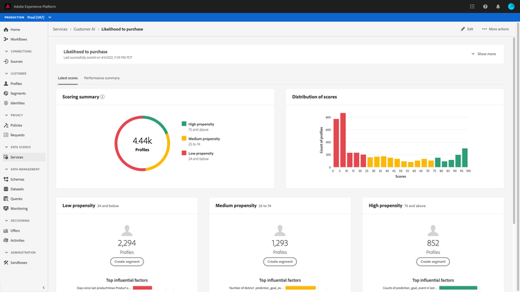 página de configuración