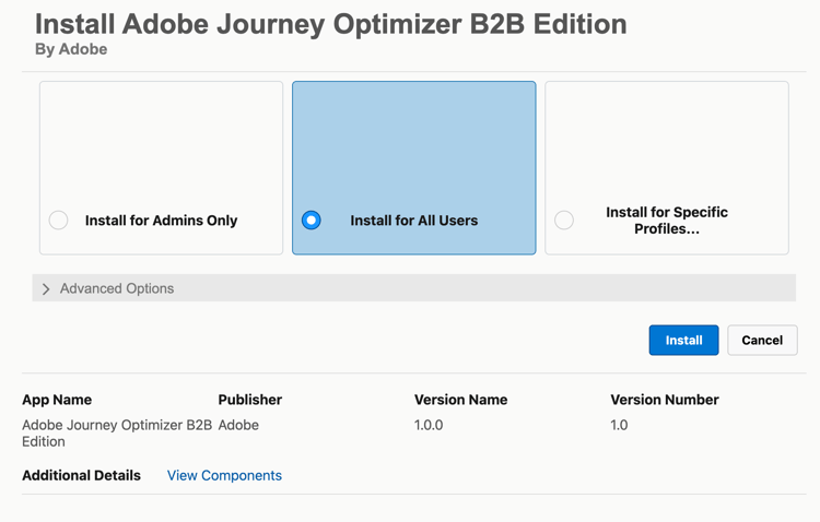 Instalar el paquete de perspectivas en CRM