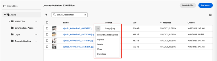 Acciones de acceso para el recurso