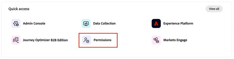 Experience Platform - Permisos de acceso