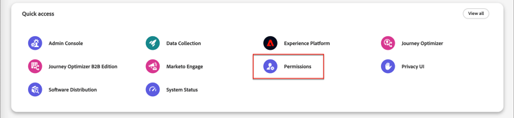 Experience Platform - Permisos de acceso