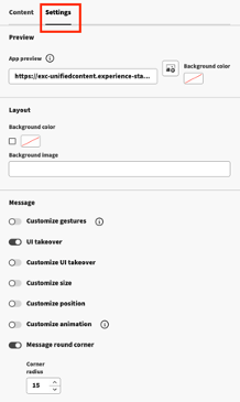 Ficha Configuración