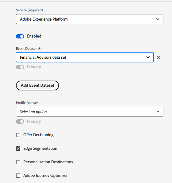 asignación de secuencia de datos